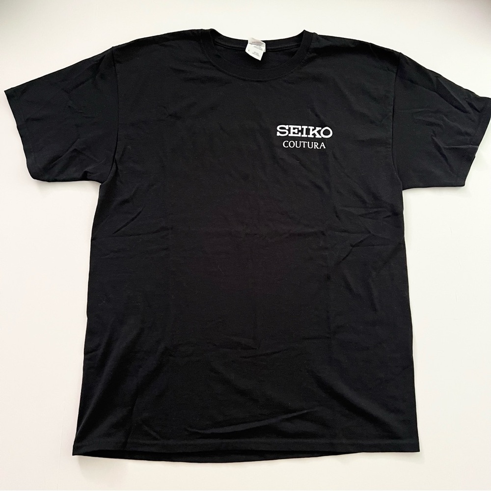 Seiko T‎ Shirt Jerzees Size L Seiko Coutura Watch Tee Merch